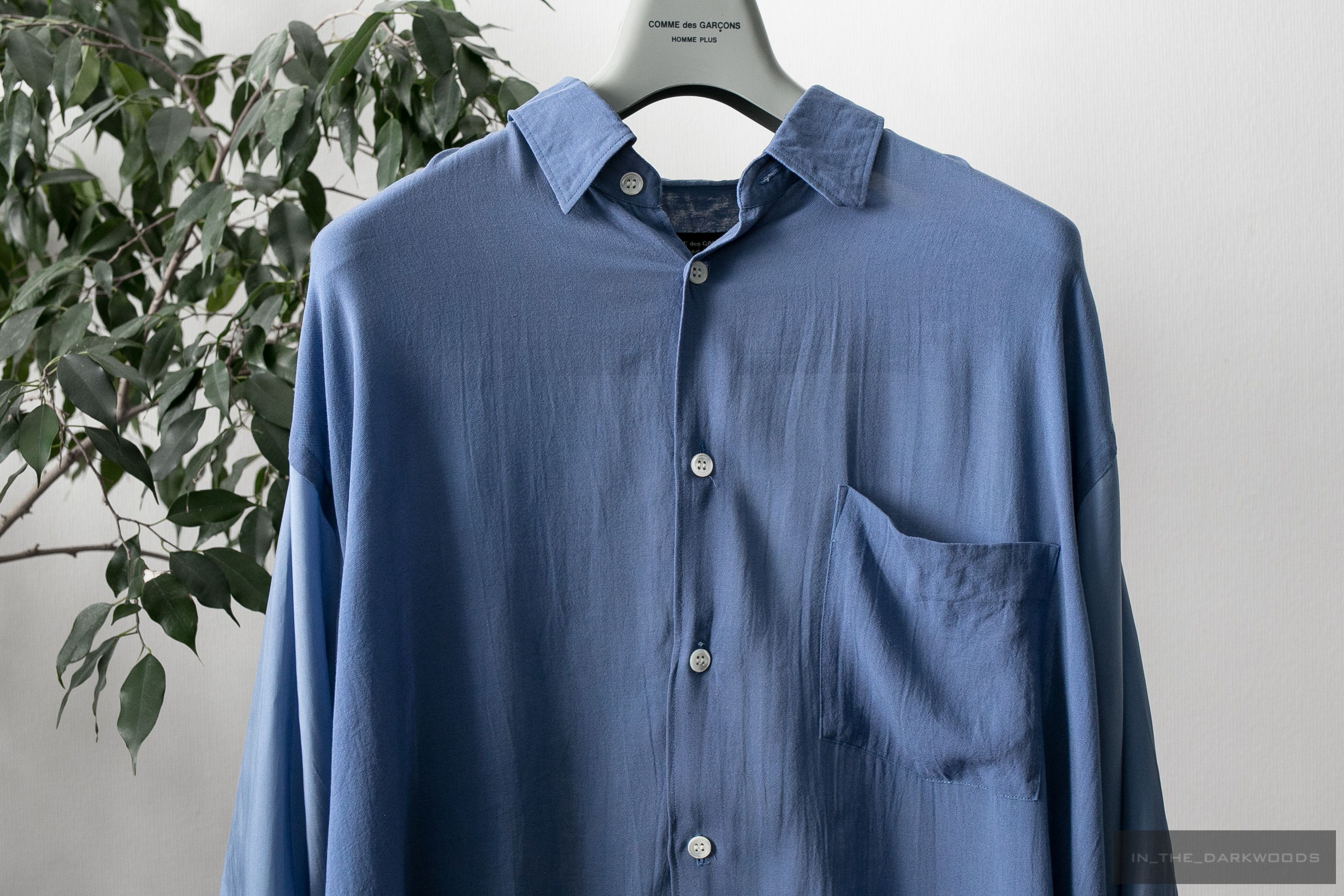Comme des Garcons Homme Plus 1993SS rayon shirt Size US M / EU 48-50 / 2 - 3 Thumbnail