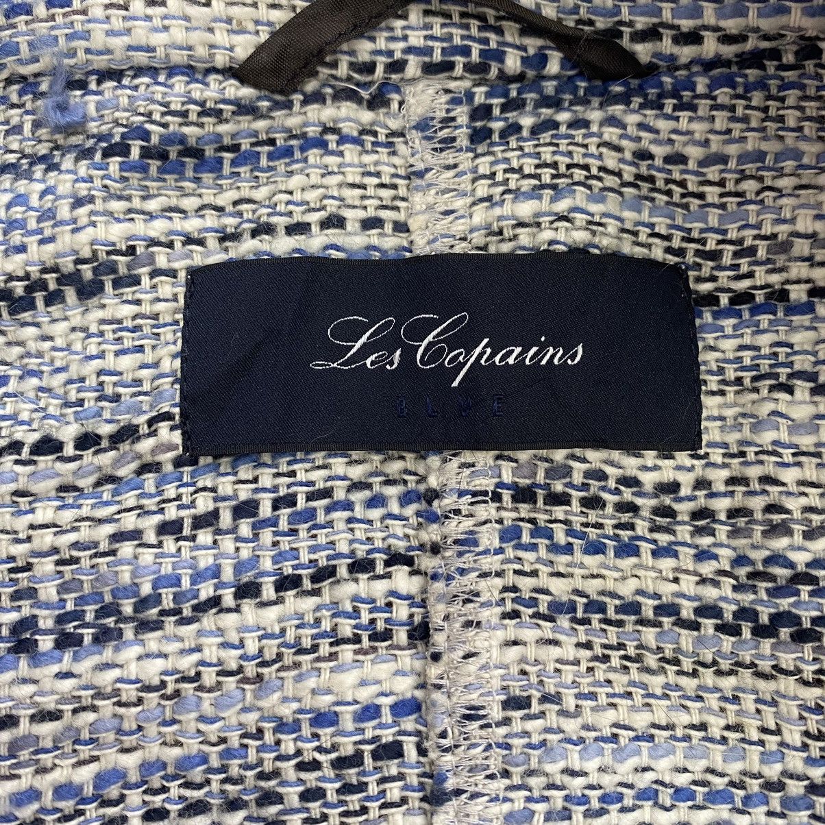 Les Copains LES COPAINS Blue Italian Brand Wool Blue Coat Size S / US 4 / IT 40 - 5 Thumbnail