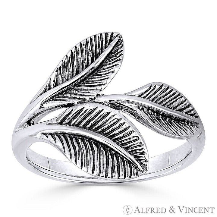 Other Triple-Laurel Leaf Victory Charm Ring in 925 Sterling Silver Size ONE SIZE - 1 Preview
