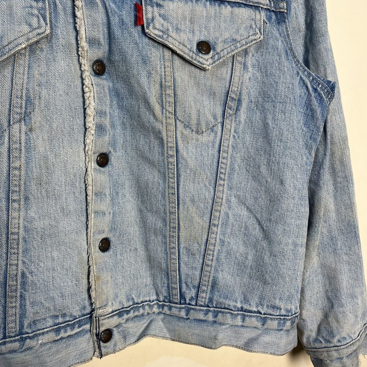 Levi's Vintage Clothing Vintage 1980's Levi's Sherpa Denim Jacket Size US M / EU 48-50 / 2 - 7 Thumbnail