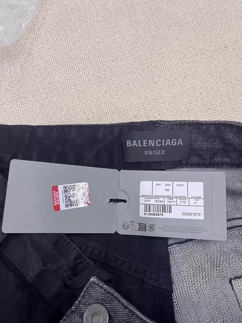 Balenciaga Balenciaga size M Patchwork button side pocket jeans Size US 26 / EU 42 - 4 Thumbnail