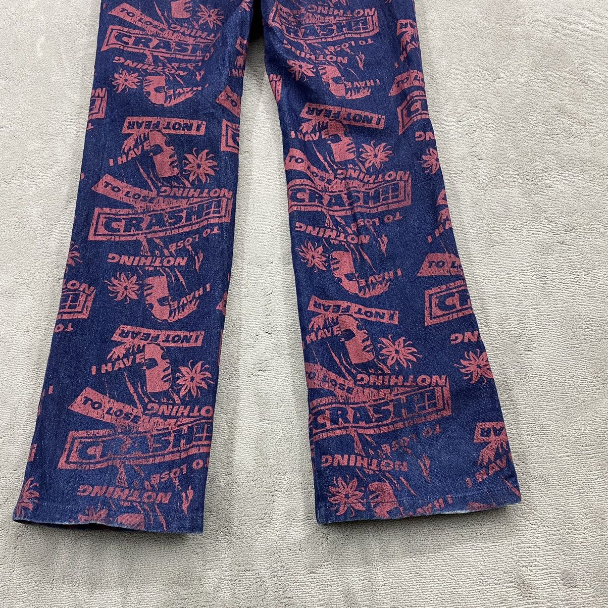 Hysteric Glamour FLARE JEANS RIMSBY FIELD FULL PRINT Size US 31 - 12 Thumbnail