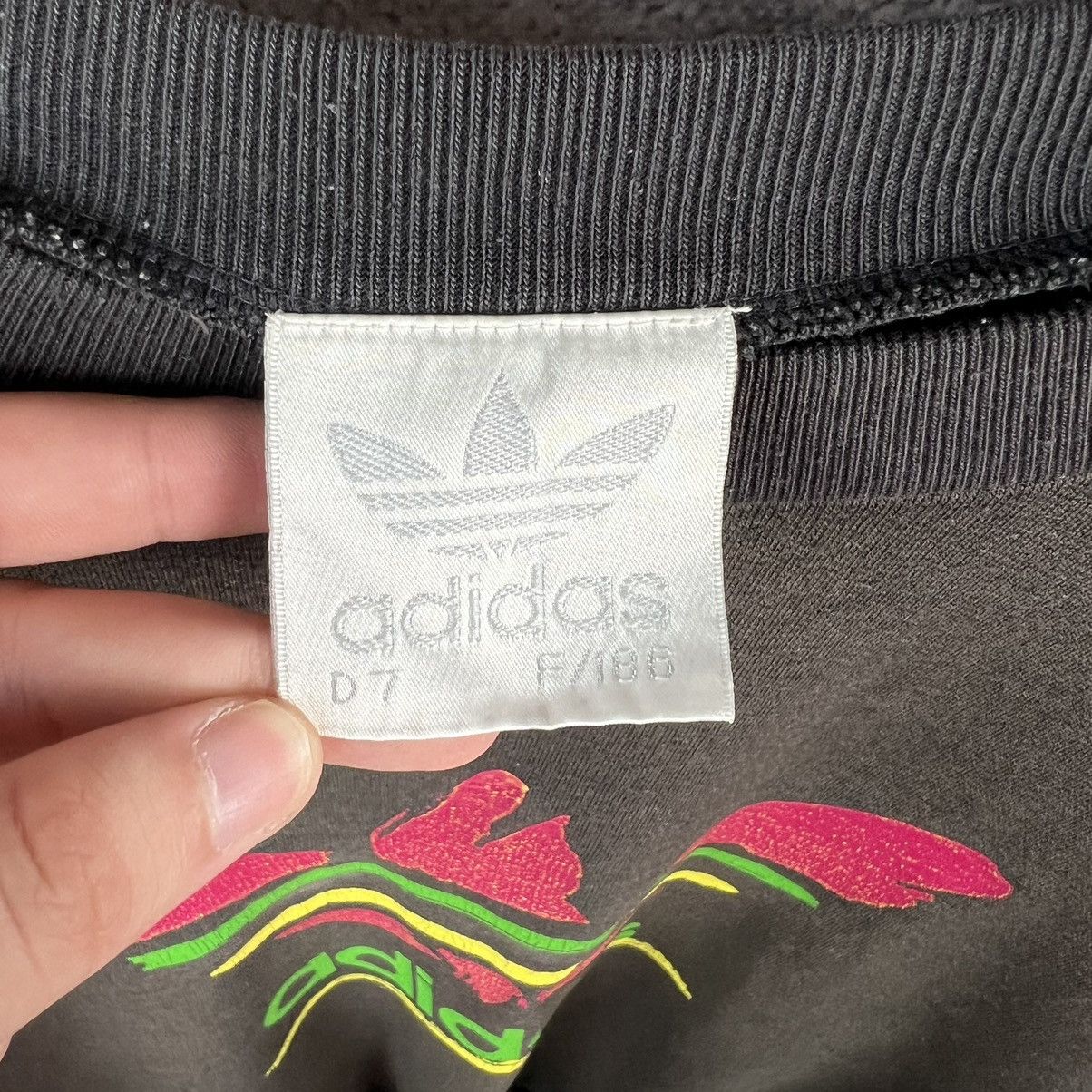 Adidas Adidas Big Logo Vintage Sweatshirt Size US M / EU 48-50 / 2 - 3 Thumbnail