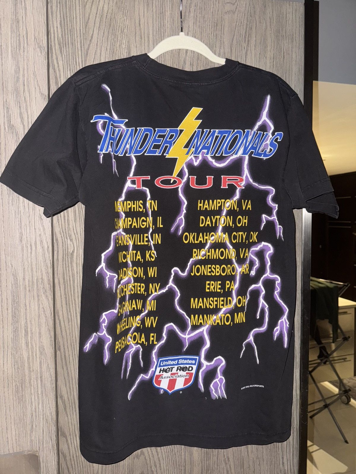 Vintage Vintage 1995 American Thunder Monster Truck tshirt Size US L / EU 52-54 / 3 - 2 Thumbnail