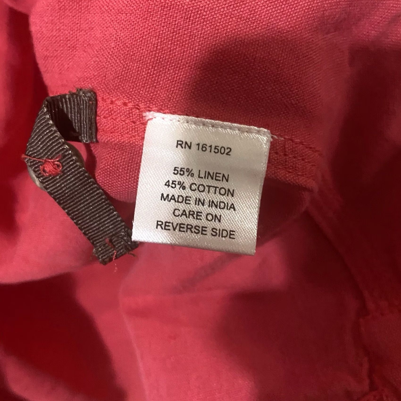 The Territory Ahead Territory Ahead Camp Shirt Cotton Linen Red Short Sleeve Mens XL Breathable Striped Button-Up Size US XL / EU 56 / 4 - 4 Thumbnail