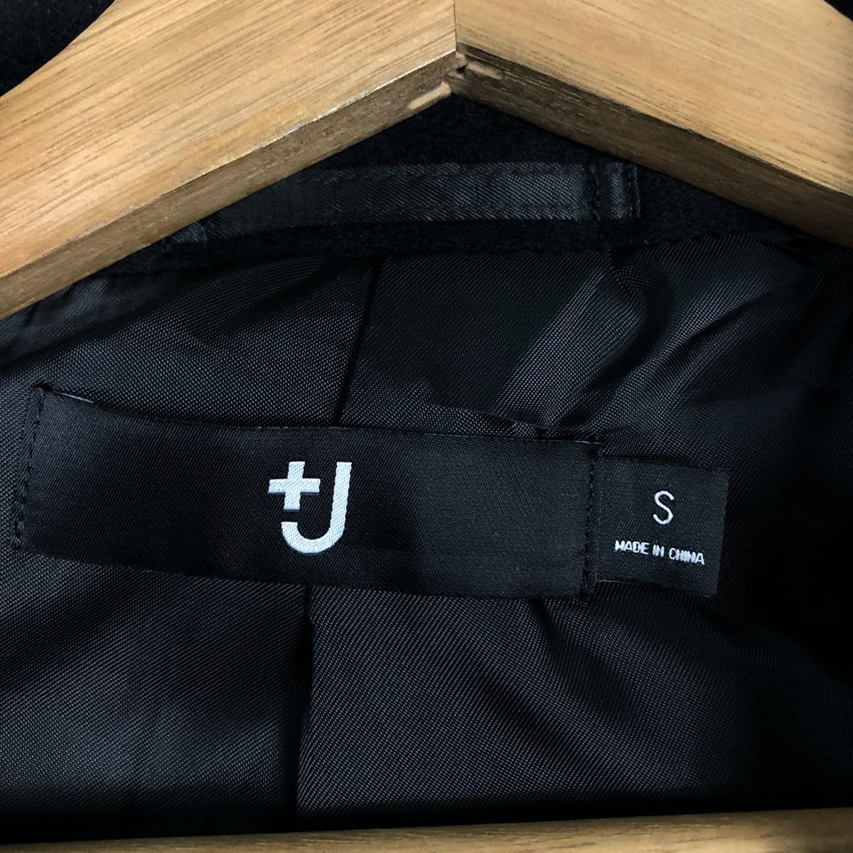 Jil Sander 🔥Rich Black - Long Fly Wool Jacket J+ Japan Made Size US S / EU 44-46 / 1 - 17 Thumbnail