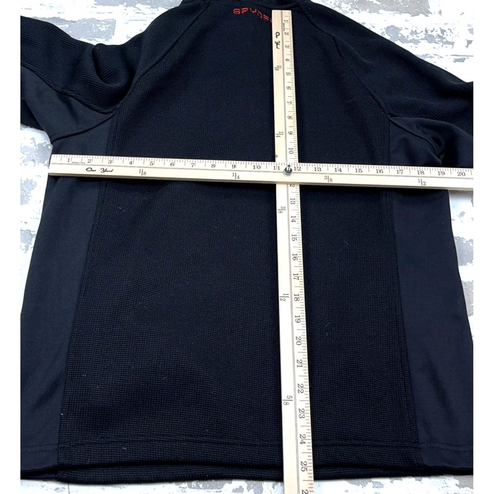 Spyder Spyder Sweater Men Medium Black Red Pull Over Jacket Thermal Waffle Knit Layer Size US M / EU 48-50 / 2 - 6 Thumbnail