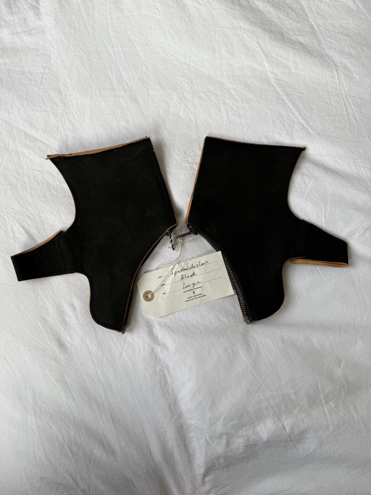 Paul Harnden Leather Spatter Dasher Shoe Ankle Covers Rare