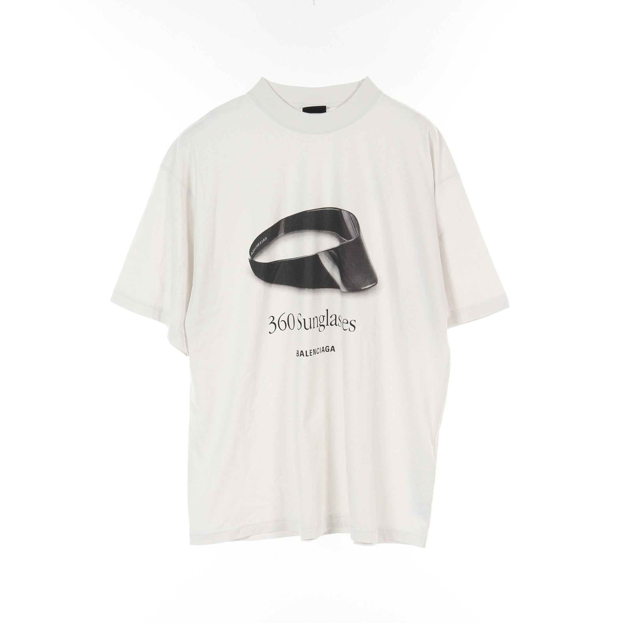 Balenciaga Balenciaga 360 Sumglasses Print T-Shirt Crew Neck Cotton Light Gray Size ONE SIZE - 1 Thumbnail