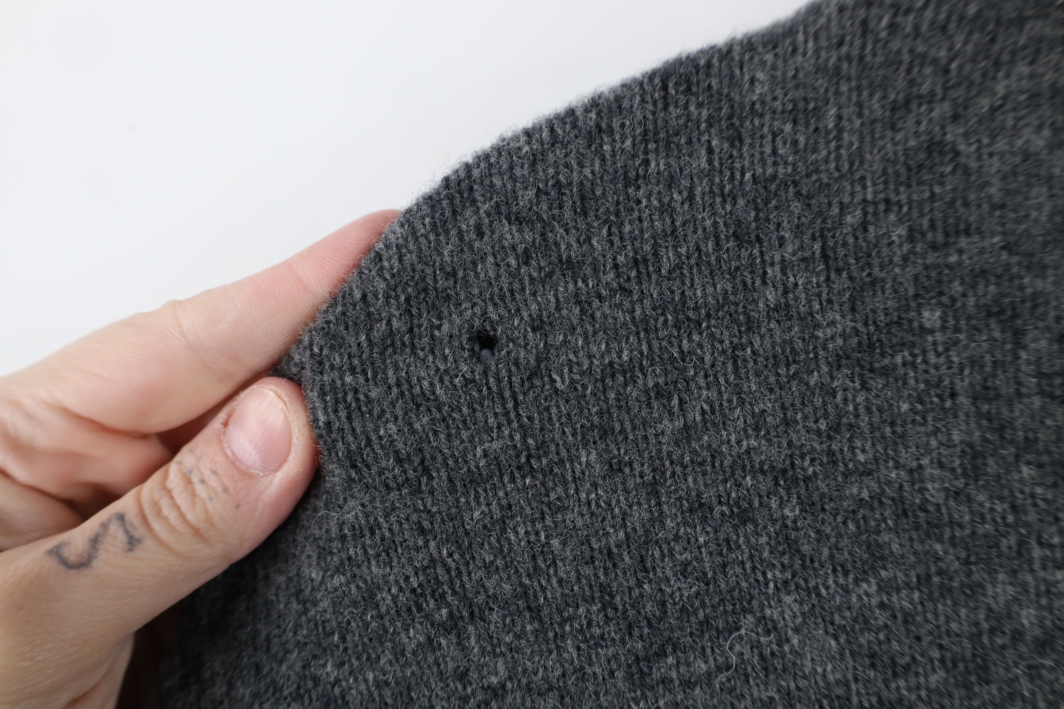 Vintage Vintage 90s Streetwear Wool Cable Knit Crewneck Sweater Size US XXL / EU 58 / 5 - 7 Thumbnail