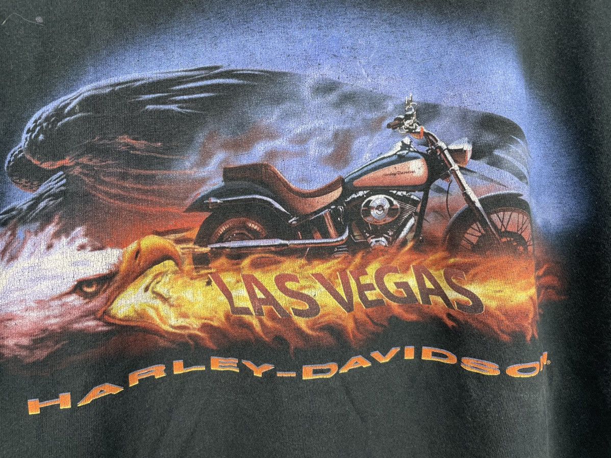 Harley Davidson Vintage Y2K Harley Davidson Las Vegas t shirt Size US L / EU 52-54 / 3 - 4 Thumbnail