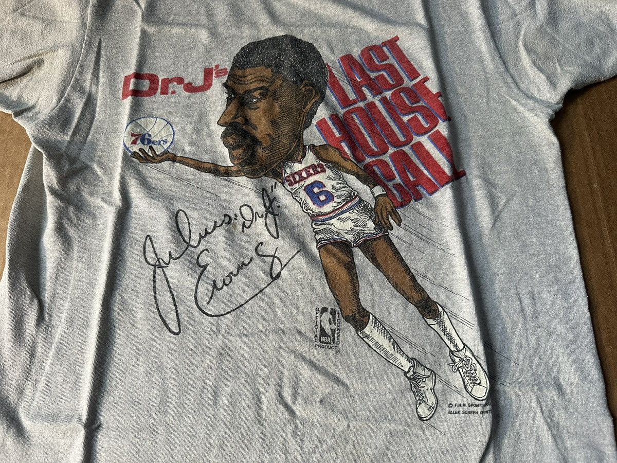 NBA Dr. J’s last house call single stitch vintage shirt Size US M / EU 48-50 / 2 - 2 Thumbnail