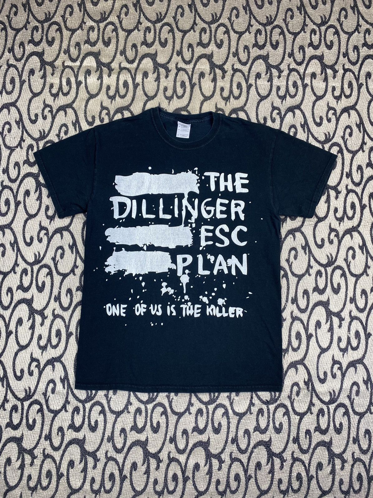 Band Tees × Vintage Vintage 00s The Dillinger Escape Plan Band Rock T-shirt Size US M / EU 48-50 / 2 - 1 Thumbnail