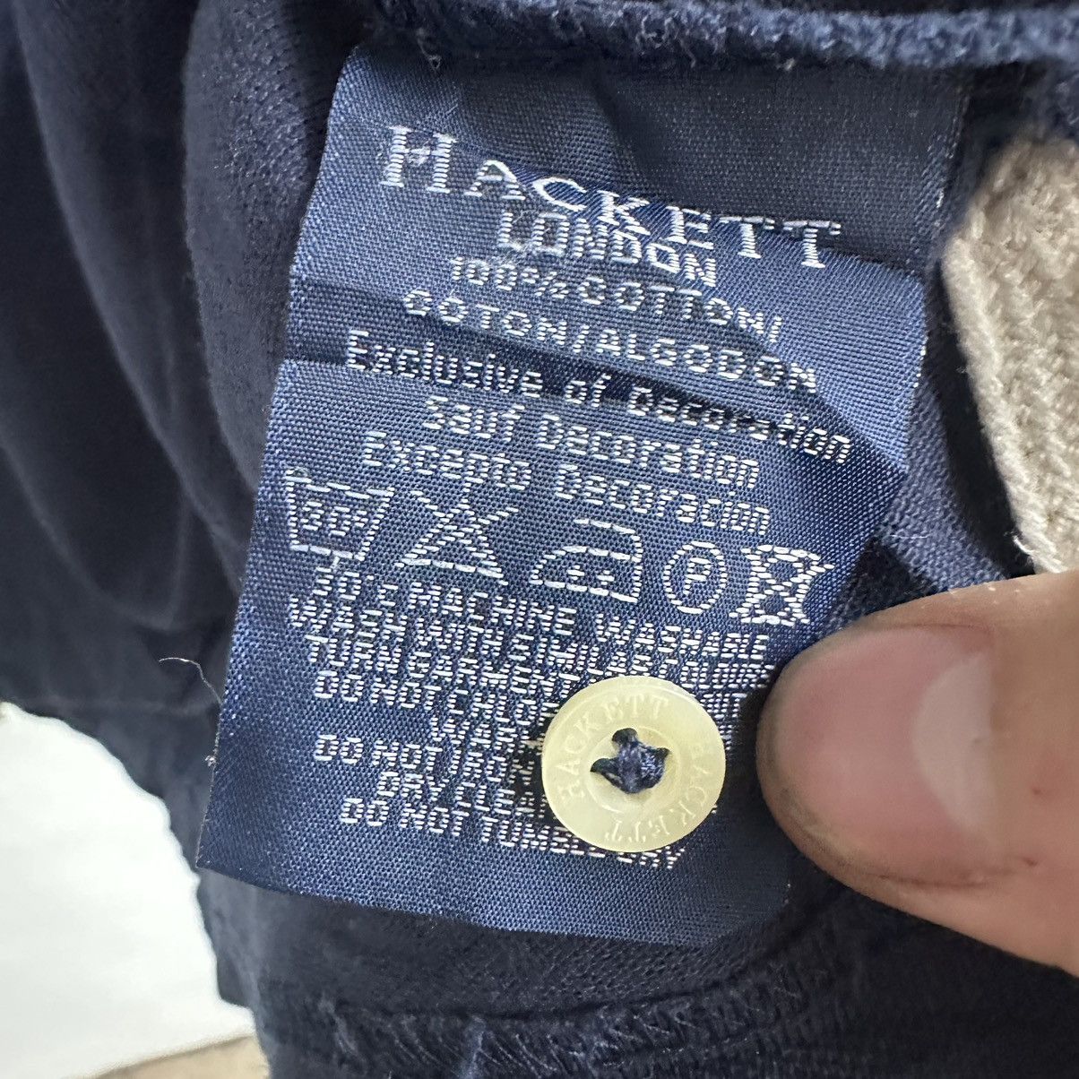 Hackett × Vintage HACKETT ASTON MARTIN VINTAGE GREAT BRITAIN RUGBY POLO LONG Size US XL / EU 56 / 4 - 9 Thumbnail