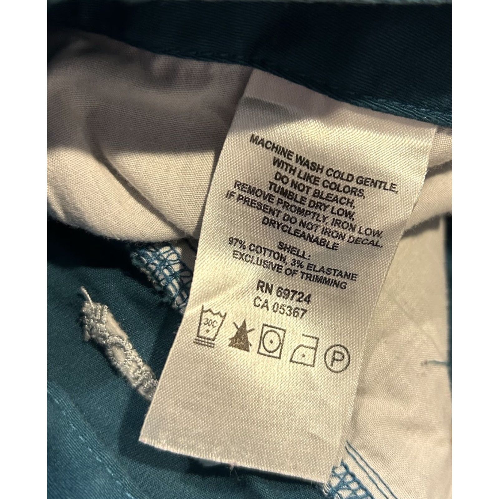 Vintage Columbia Sportswear Women Pants Skinny Fit 6 Teal Camden Crest Low Rise 30 Inseam 30 Slim Size 28" / US 6 / IT 42 - 3 Thumbnail
