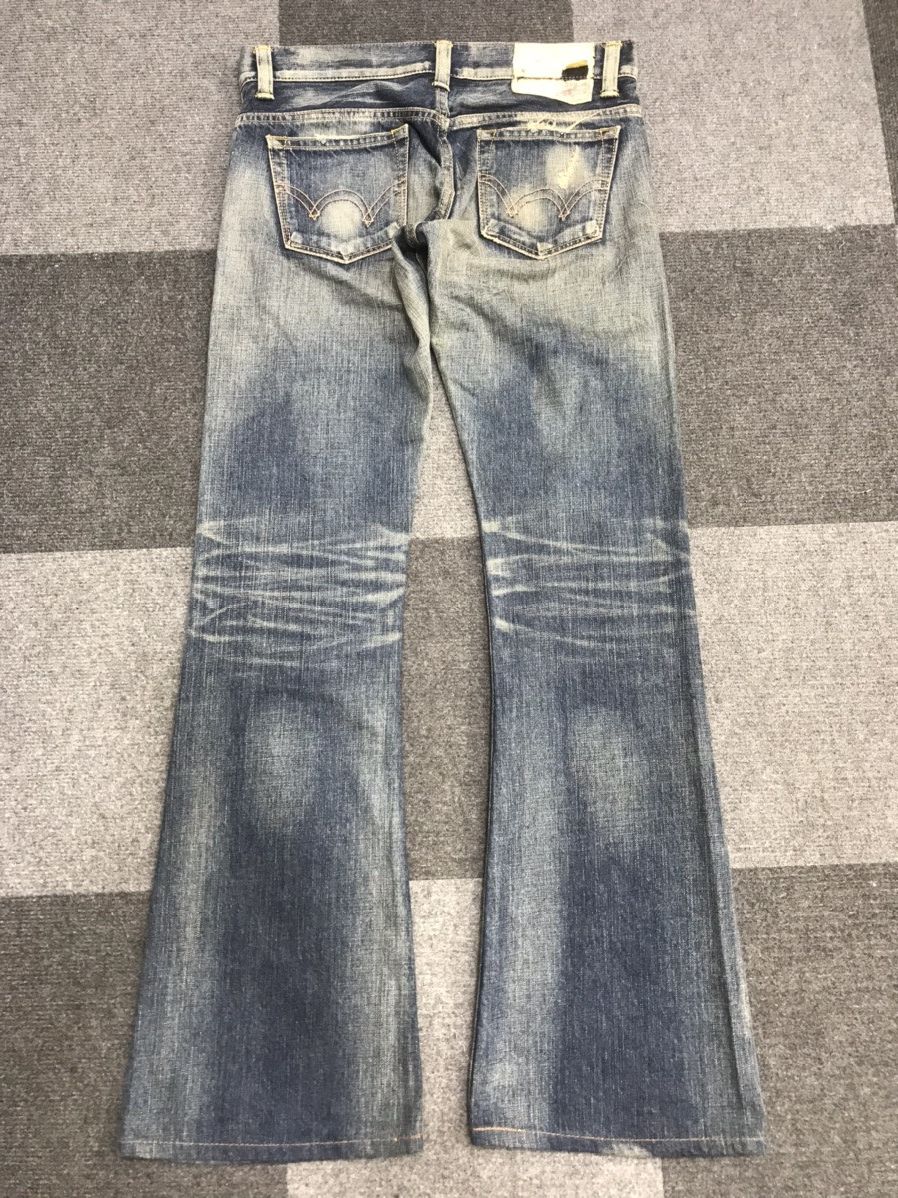 Edwin Bootcut🔥EDWIN Bootcut Distressed Jeans F12 Size 31" - 10 Thumbnail