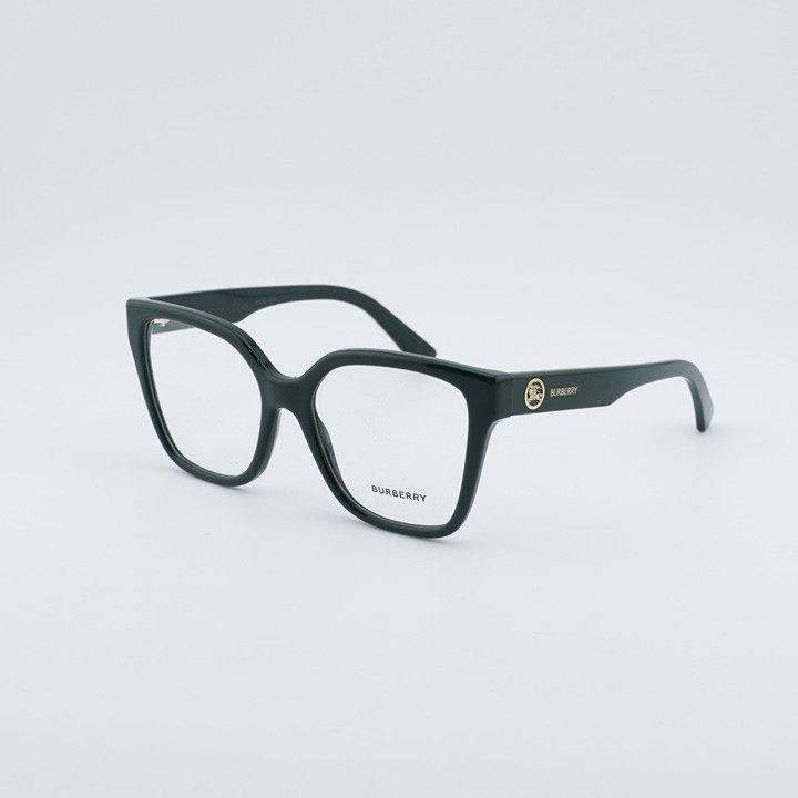 Burberry Burberry BE2443 4203 Eyeglasses Green 53mm Square Frame Size ONE SIZE - 1 Thumbnail