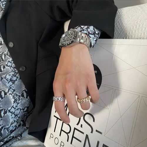 Jewelry × Vintage Retro punk rings Size ONE SIZE - 3 Thumbnail