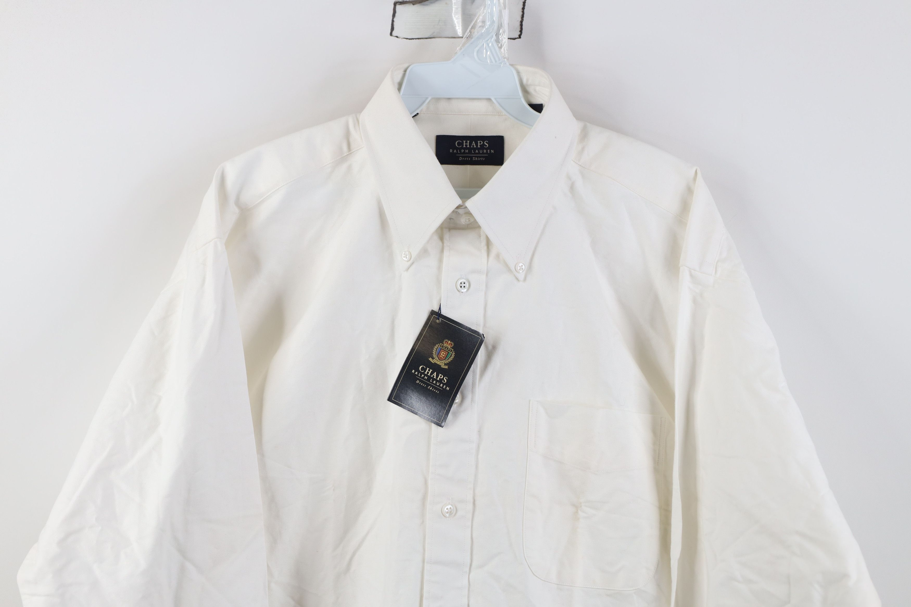 Ralph Lauren Deadstock Vintage 90s Chaps Ralph Lauren Button Down Shirt Size US M / EU 48-50 / 2 - 2 Thumbnail
