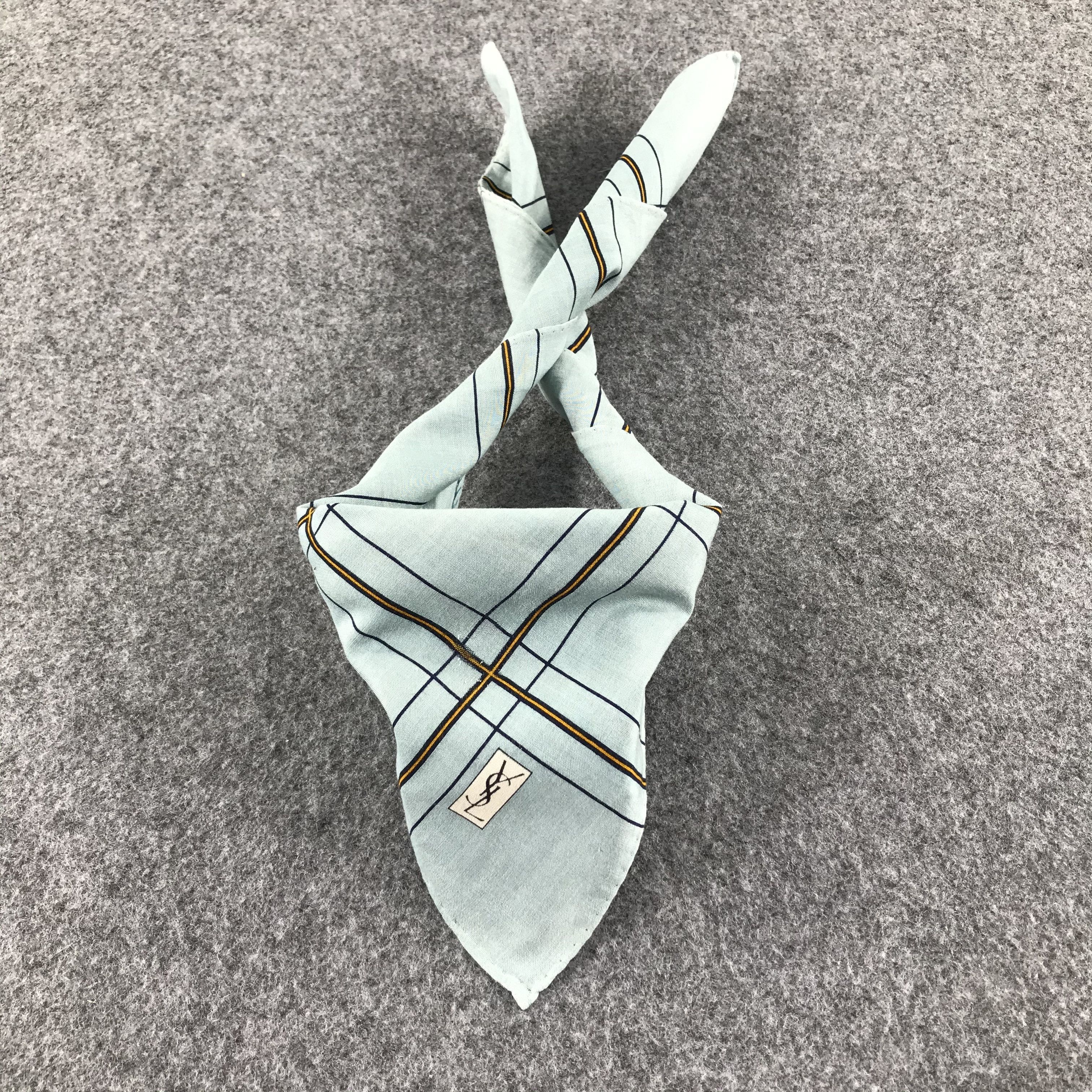 Yves Saint Laurent Vintage YSL Handkerchief Neckerchief Bandana H194 Size ONE SIZE - 3 Thumbnail