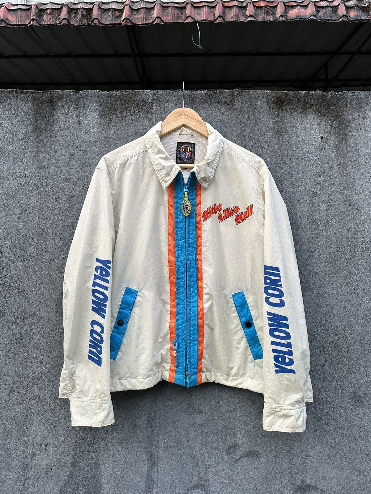 YELLOW CORN 👹Yellow Corn RIDE LIKE HELL Detroit Style Jacket Size US L / EU 52-54 / 3 - 2 Thumbnail