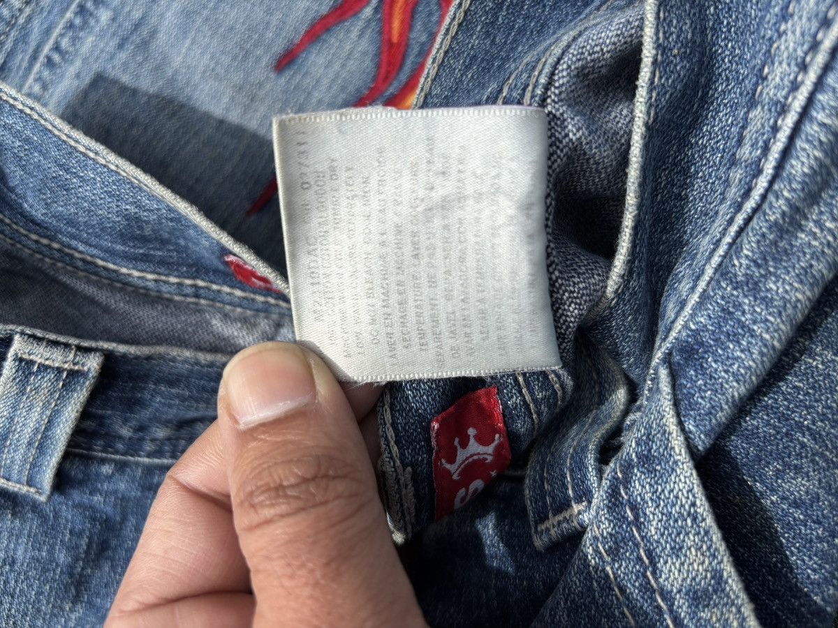 JNCO Vtg Jnco Flame skull Jort Size US 32 / EU 48 - 23 Thumbnail
