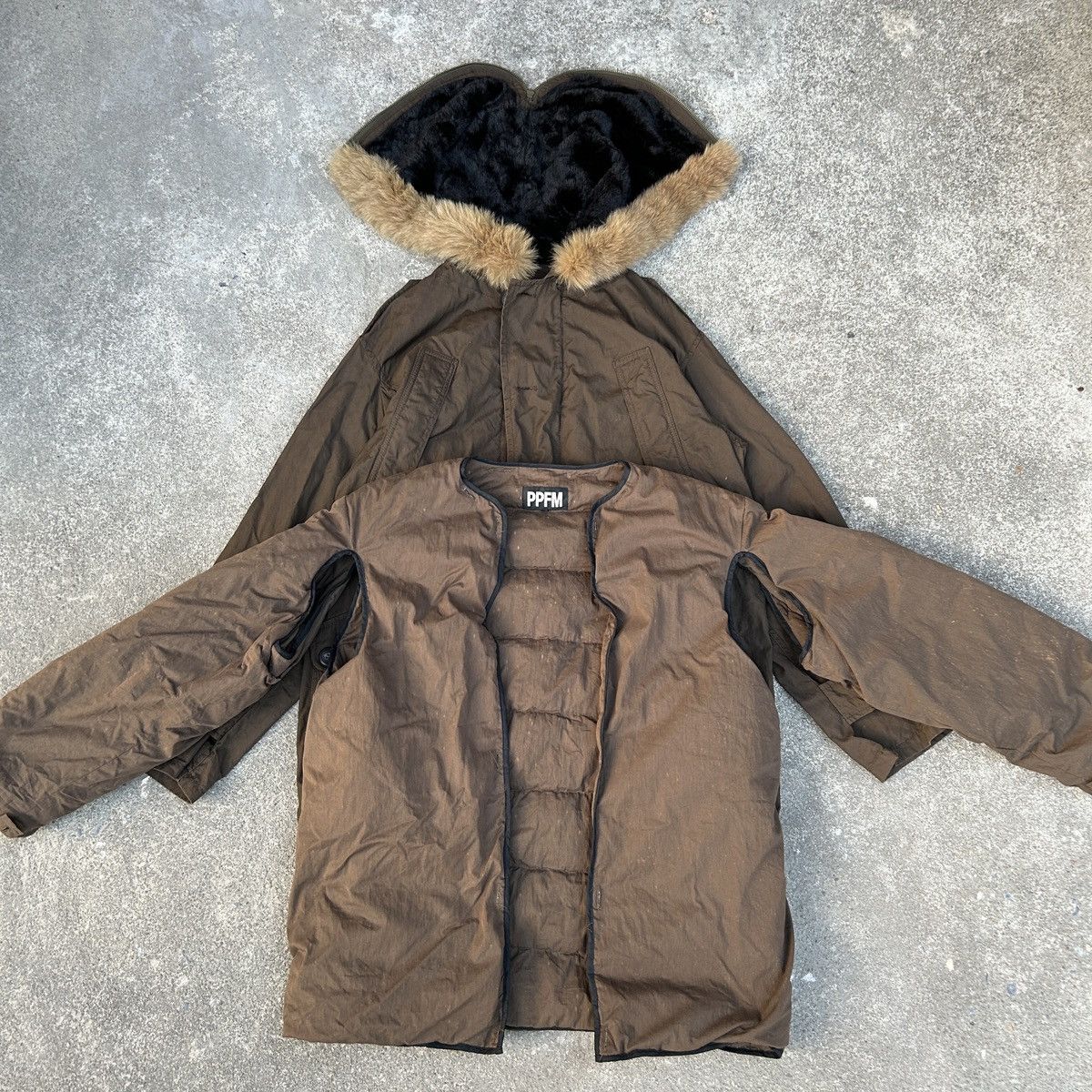 Vintage PPFM Fur Parka Jacket 🧥