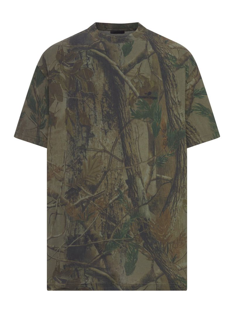 Balenciaga A13 CAMO DRY SPORTS LOGO TWISTED T-SHIRT Size US S / EU 44-46 / 1 - 1 Thumbnail