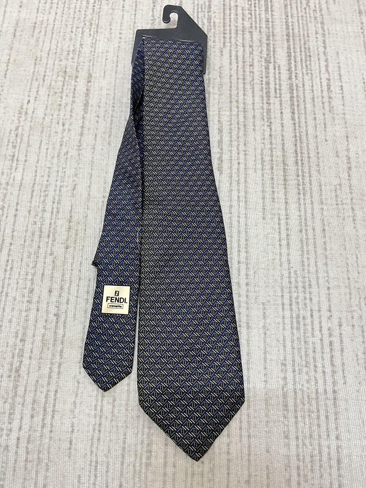 Fendi Fendi zucca monogram tie Size ONE SIZE - 2 Thumbnail