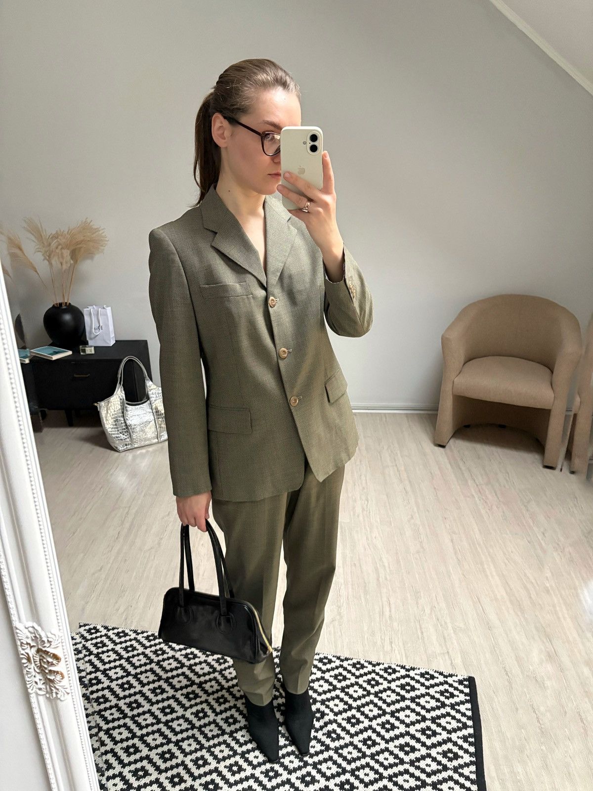 Max Mara Max Mara Suit Set Blazer And Pants Virgin Wool Size IT 42 Size M / US 6-8 / IT 42-44 - 1 Thumbnail