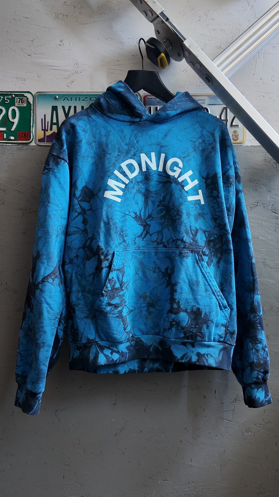 Midnight Studios Midnight Studios Blue Tie-Dye Logo Hoodie M Size US M / EU 48-50 / 2 - 1 Thumbnail