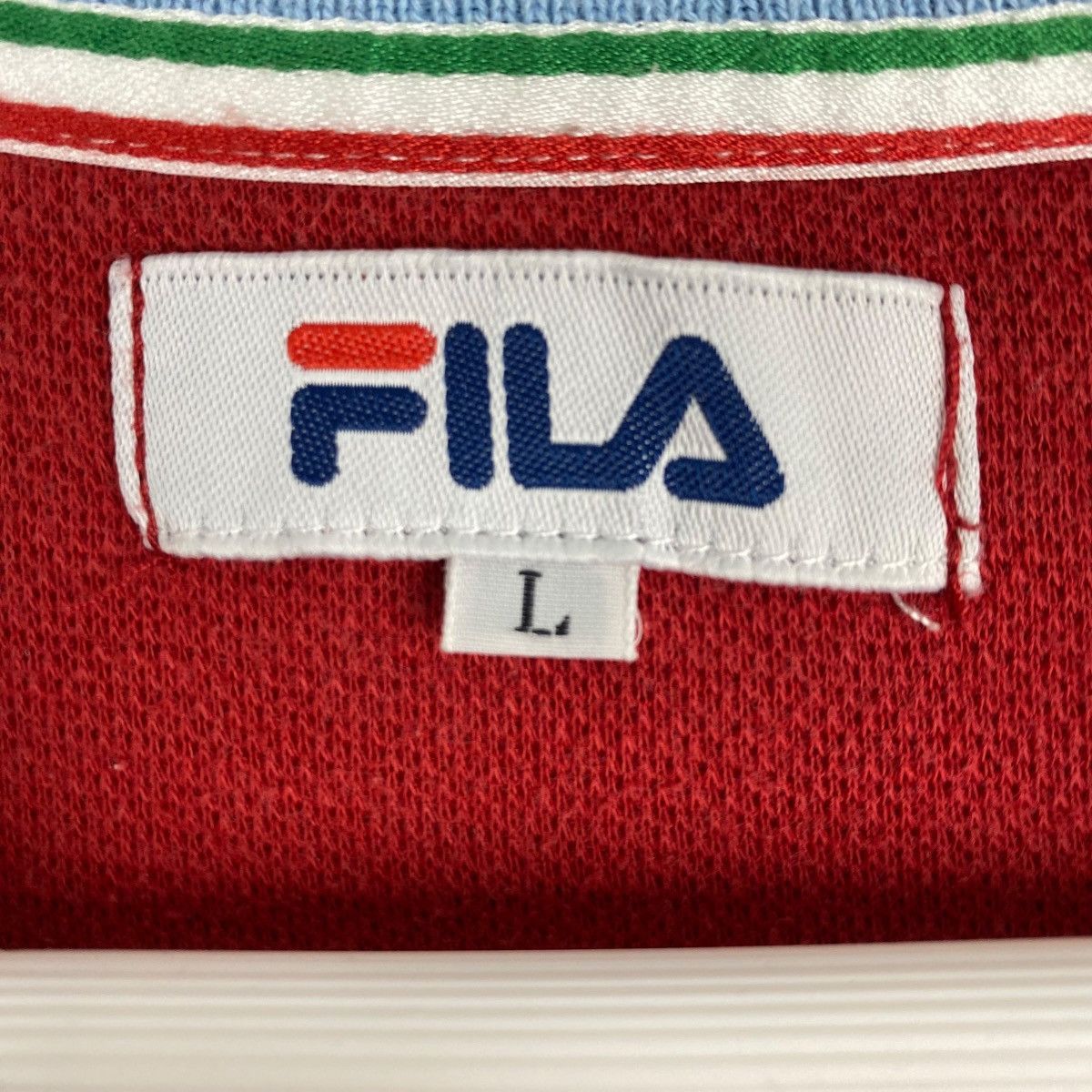 Fila × Vintage Vintage Fila Long Sleeve T-Shirt Embroidered Gray Size US L / EU 52-54 / 3 - 6 Thumbnail