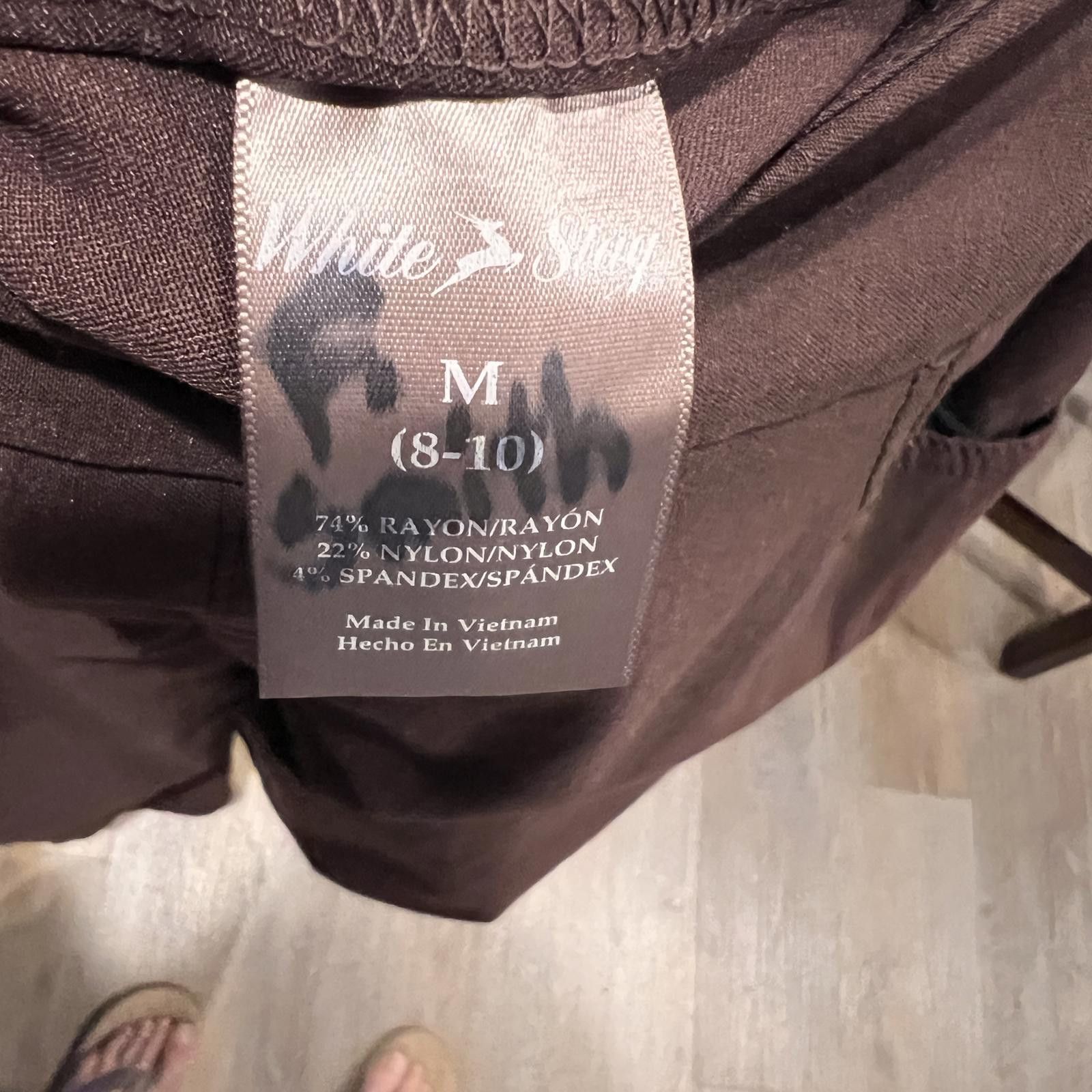 Other White Stag Women's Brown Casual Pants Size M (8-10) Size 32" / US 10 / IT 46 - 4 Thumbnail