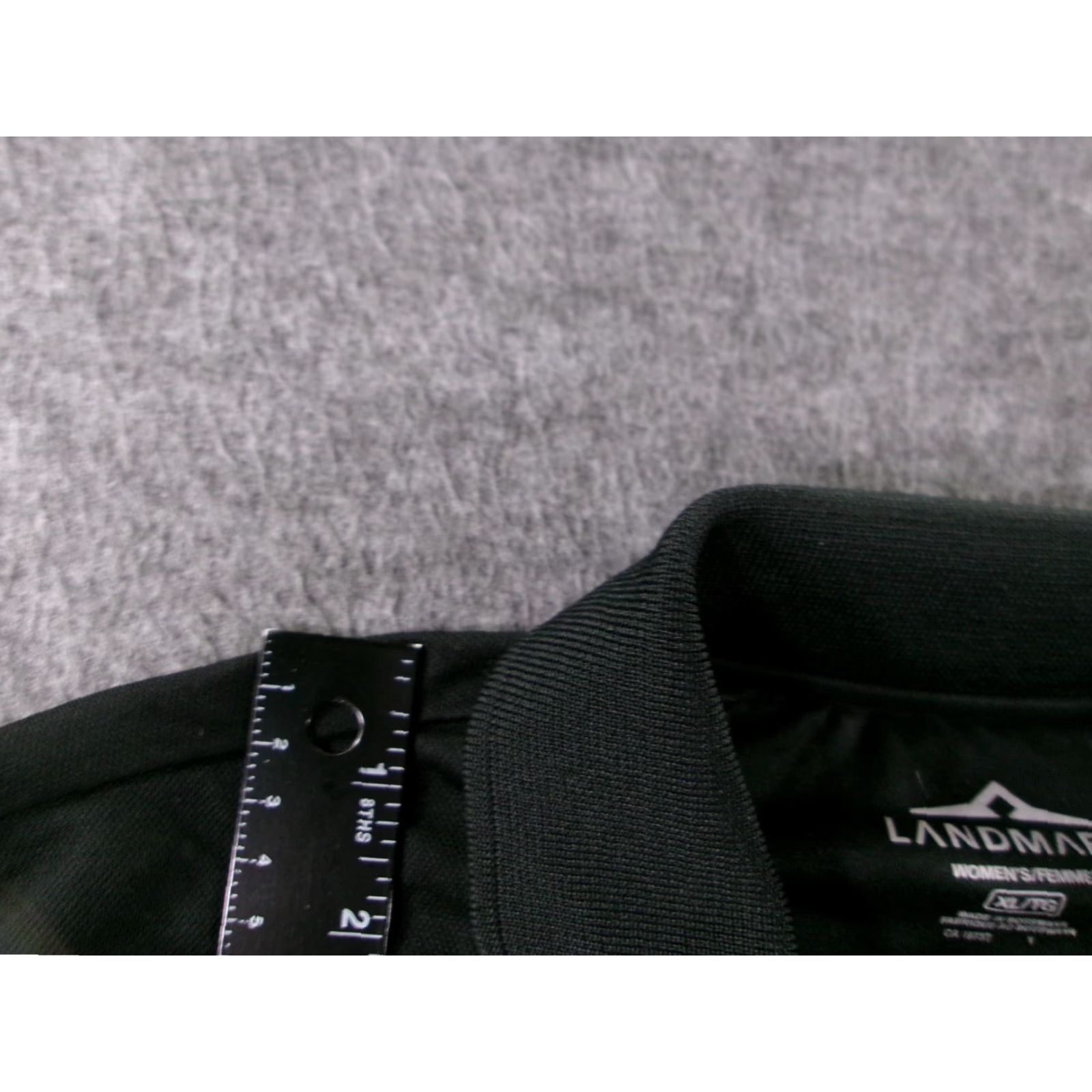 Vintage VINTAGE Landmark Polo Shirt Women XL Black Solid Short Sleeve Casual Preppy Size XL / US 12-14 / IT 48-50 - 6 Thumbnail