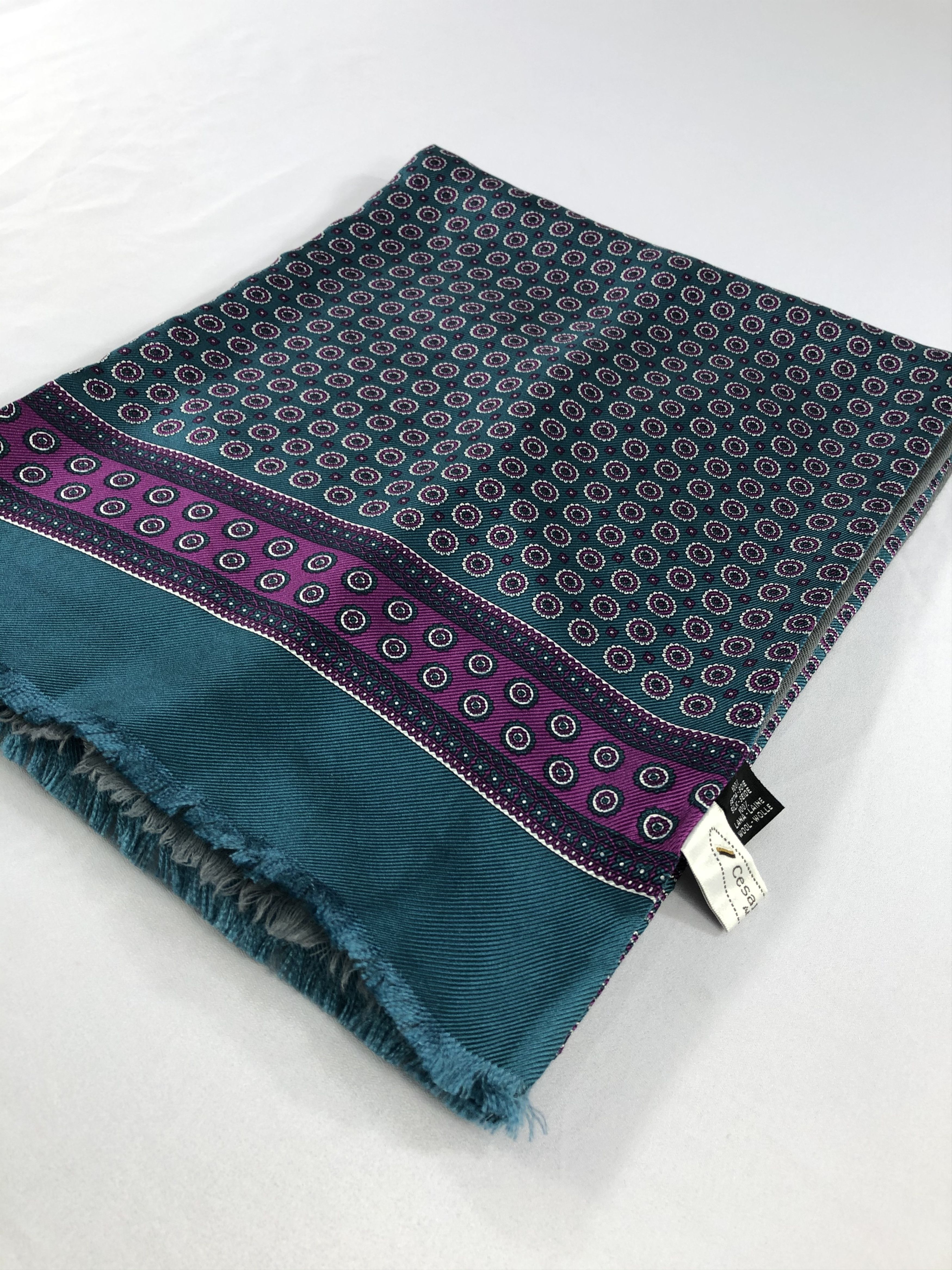 Other Vintage Cesare Silk Scarf Size ONE SIZE - 3 Thumbnail