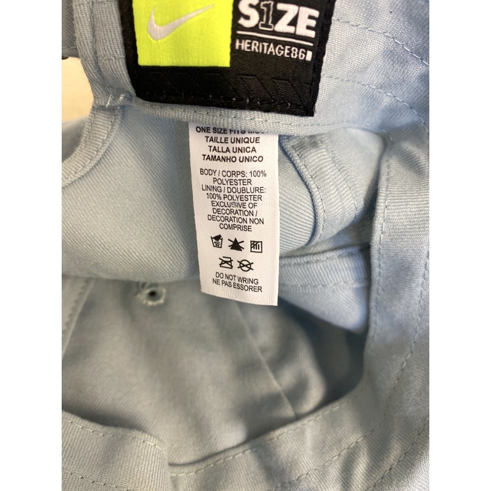 Nike Nike Adjustable Strapback Baseball Cap Gray Golf Dad Casual One Size Mens Size ONE SIZE - 6 Thumbnail