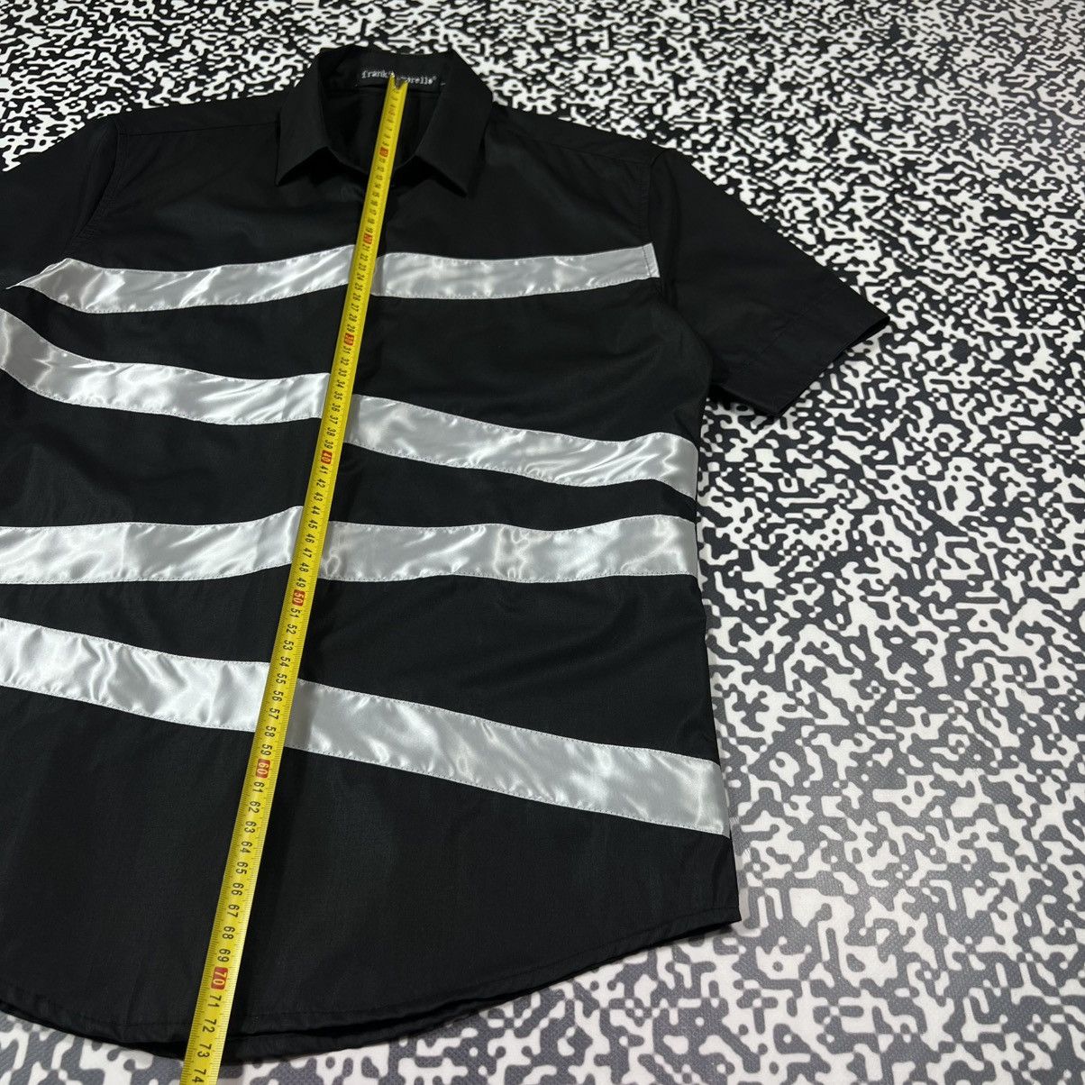 Frankie Morello Vintage Y2K Frankie Morello Striped Jail Style Luxury Shirt Size US L / EU 52-54 / 3 - 17 Thumbnail
