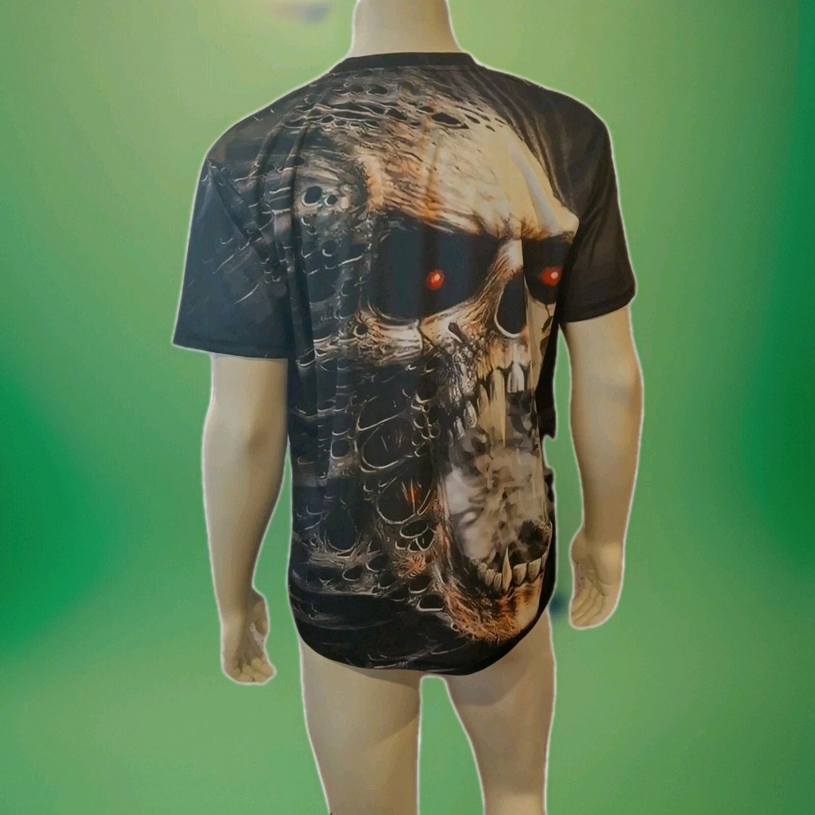 Other NWOT! 3D Raging Skull Shirt * Double Sided * Men's XL Size US XL / EU 56 / 4 - 2 Thumbnail