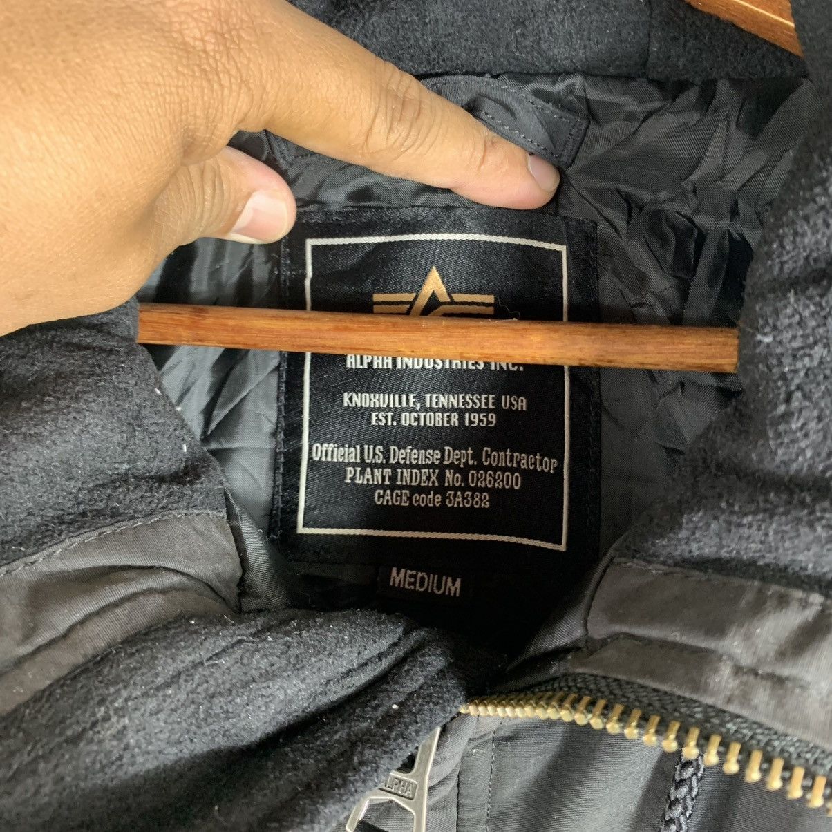 Alpha Industries VINTAGE ALPHA INDUSTRIES PARKA HOODIE BOMBER JACKET Size US M / EU 48-50 / 2 - 10 Thumbnail