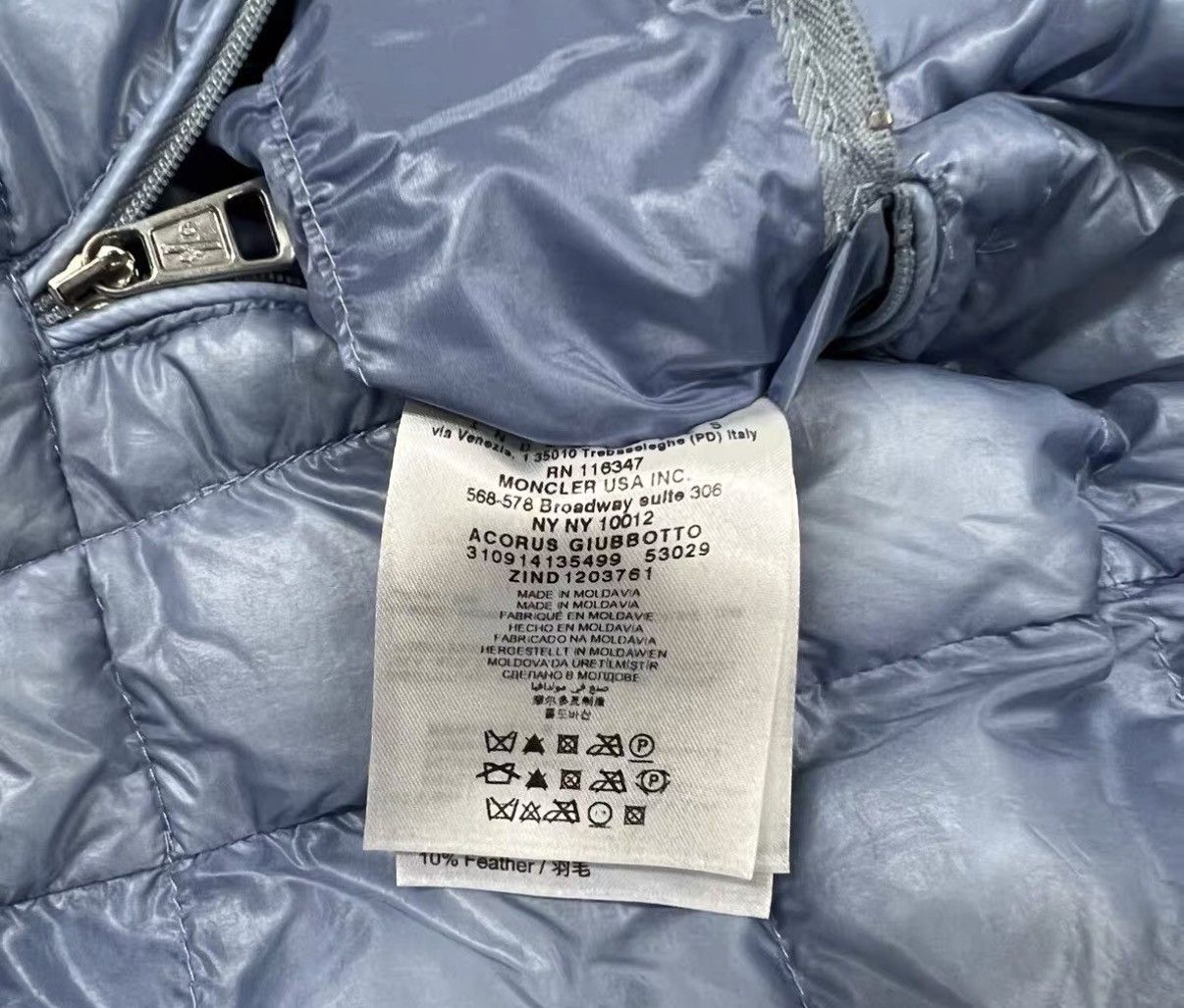 Moncler Moncler Acorus Stand Collar Down Jacket J16 Size US L / EU 52-54 / 3 - 7 Thumbnail