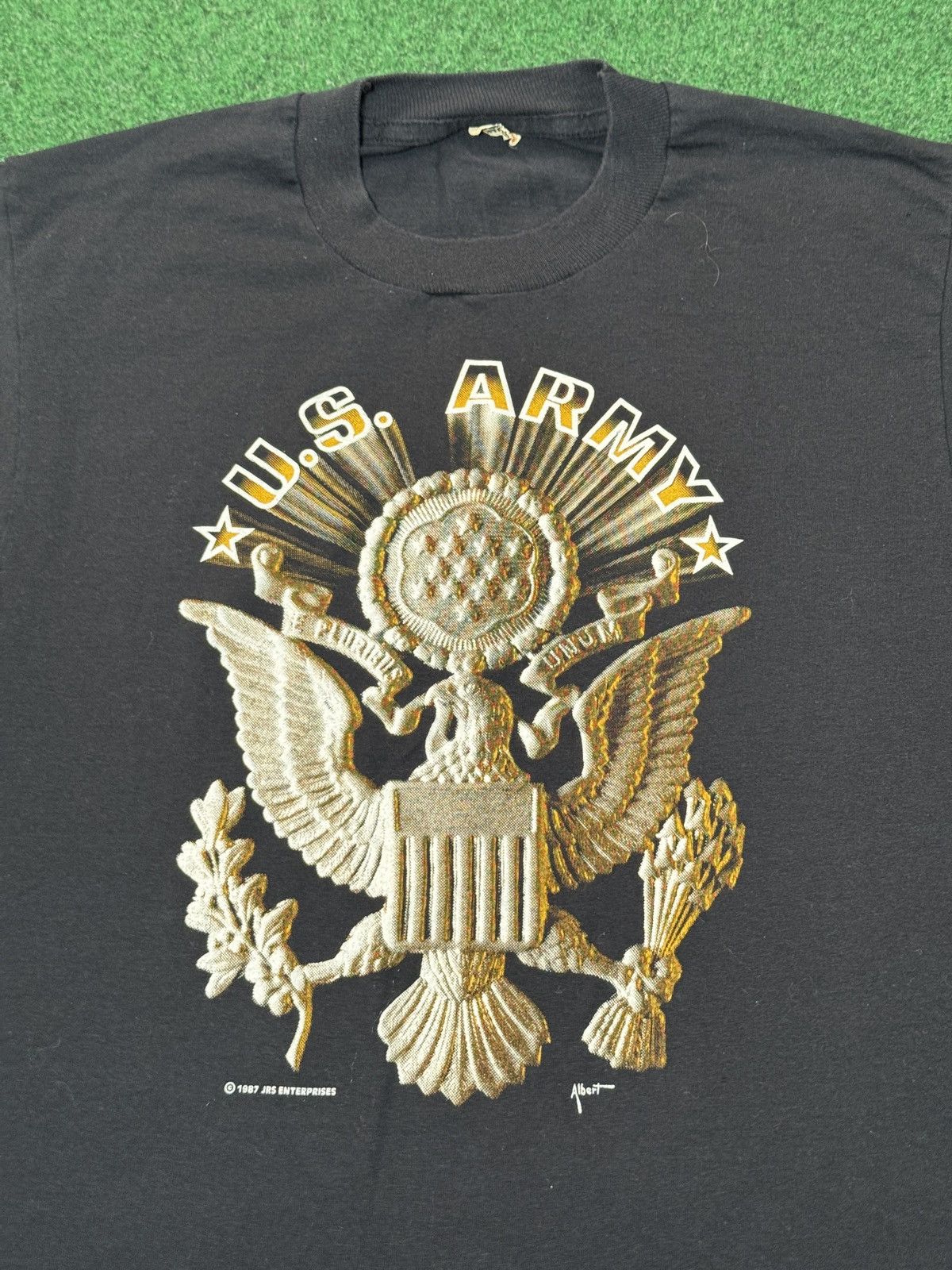 Vintage Vtg 80s US Army Retro Military Screen Stars Graphic T Shirt Size US M / EU 48-50 / 2 - 2 Thumbnail