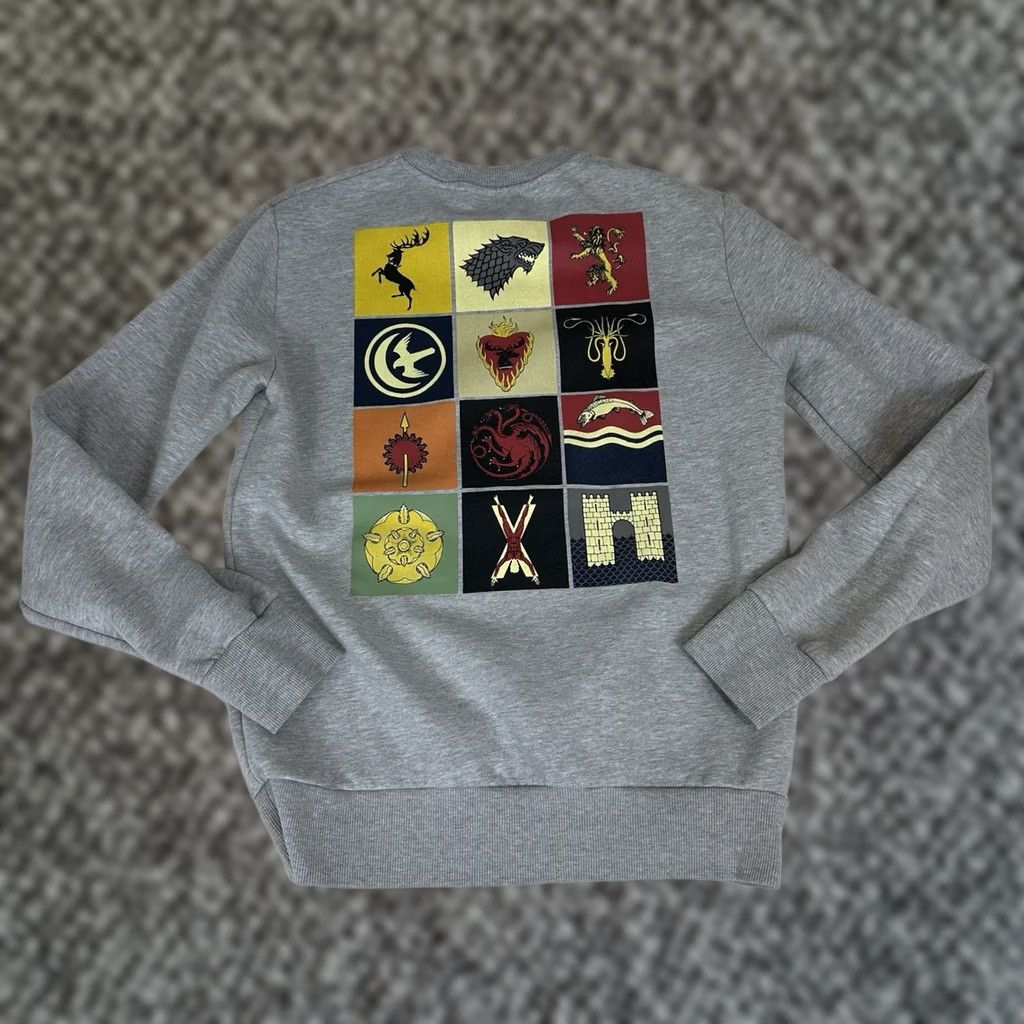 Vintage Game Of Thrones Sweater Mens M Arya Stark Graphic Print HBO Sweatshirt Crewneck Size US M / EU 48-50 / 2 - 1 Thumbnail