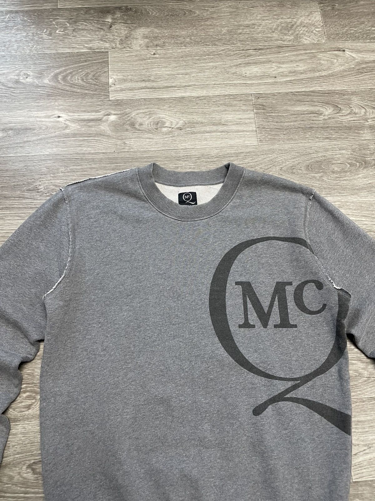 Alexander McQueen Alexander McQueen Big Logo Gray Sweatshirt Crewneck Size US M / EU 48-50 / 2 - 2 Thumbnail