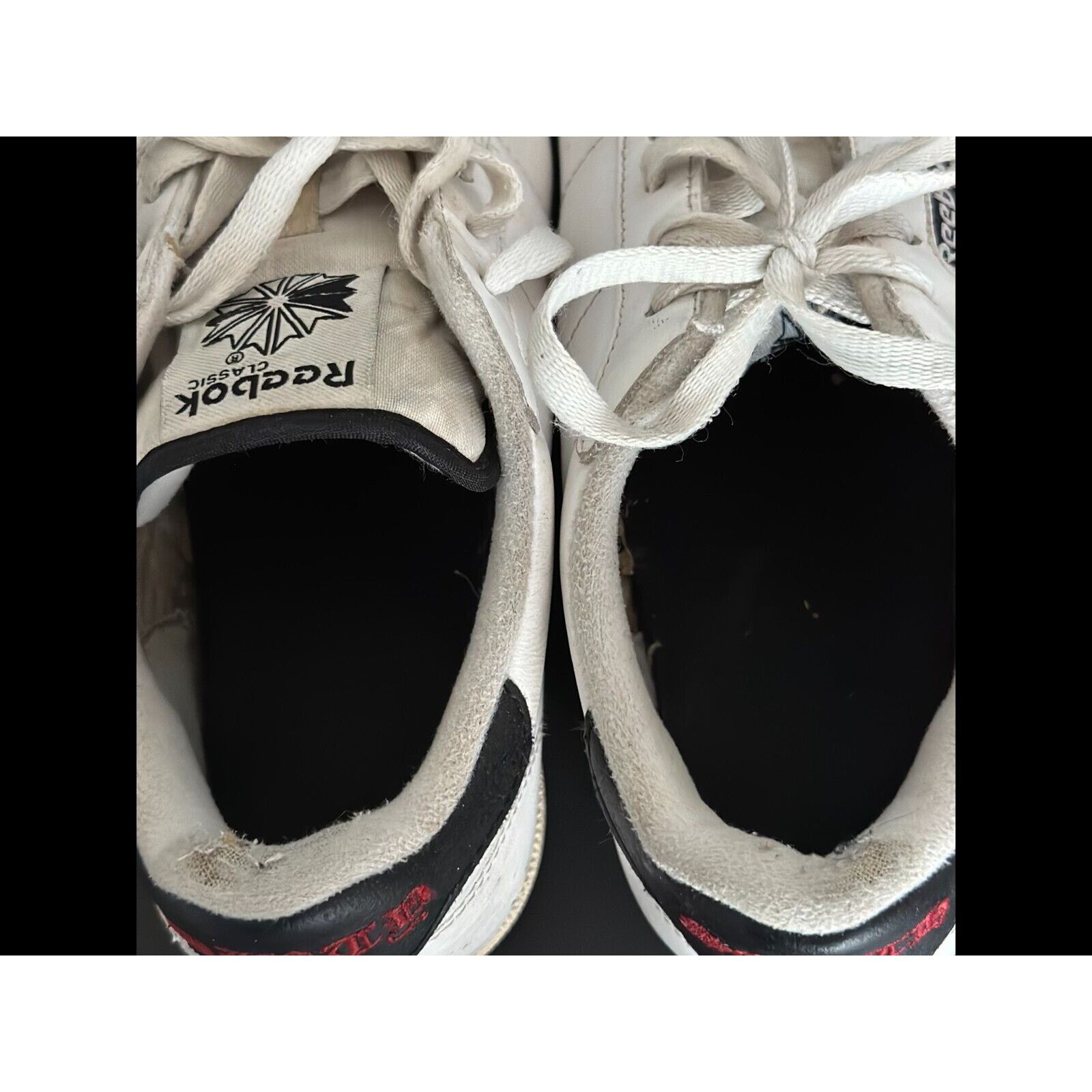 Reebok REEBOK "soulja" Classic White Leather w/Blue Mens Sz10 *RARE Size US 10 / EU 43 - 6 Thumbnail