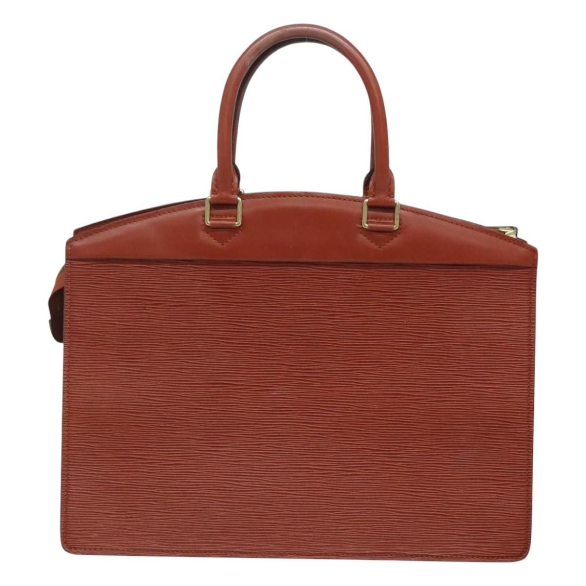 Louis Vuitton LOUIS VUITTON Epi Riviera Hand Bag Brown M48183 Size ONE SIZE - 2 Thumbnail