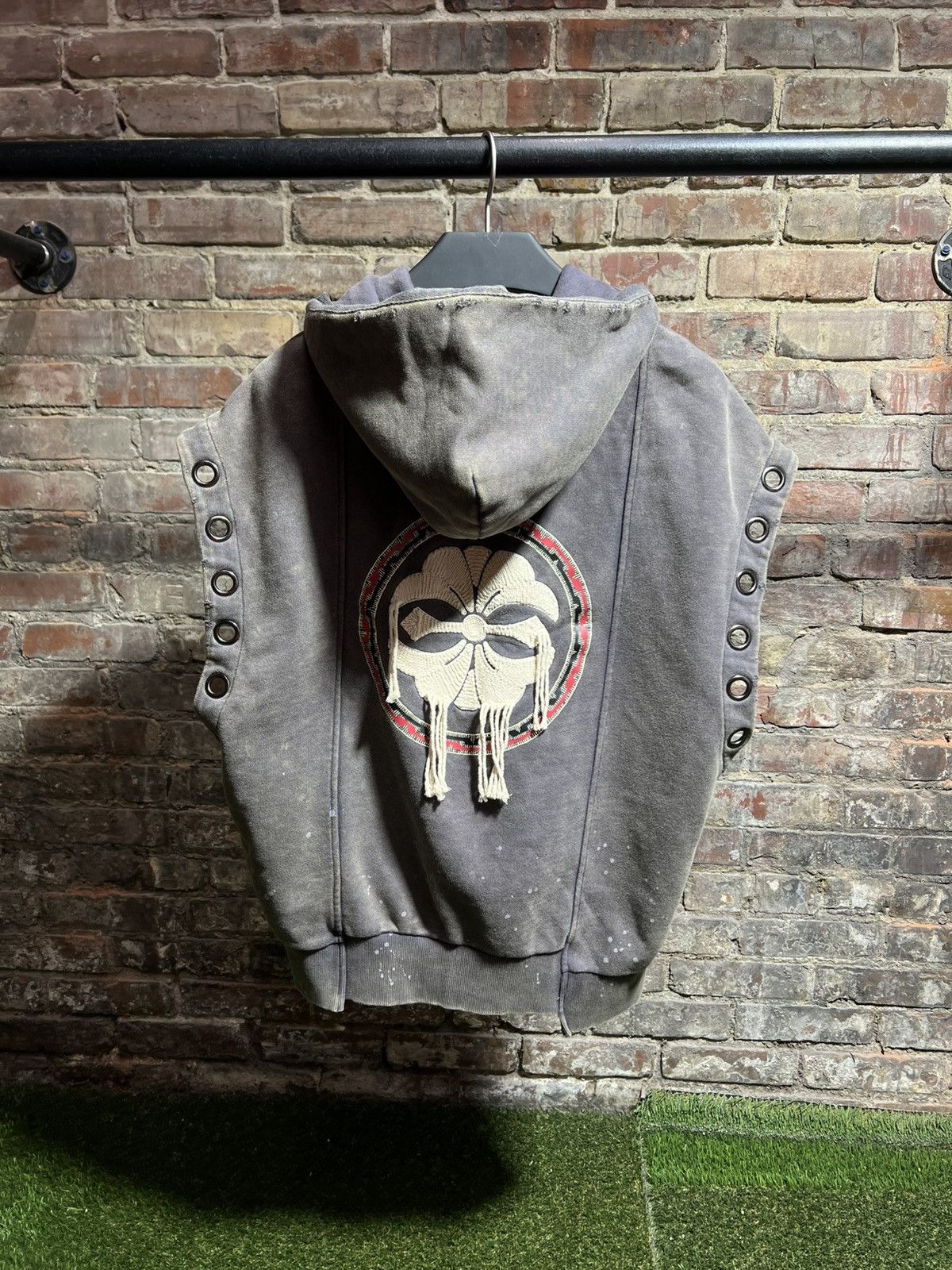 Evisu Evisu Deconstructed Hoodie Sz. S Size US S / EU 44-46 / 1 - 2 Thumbnail