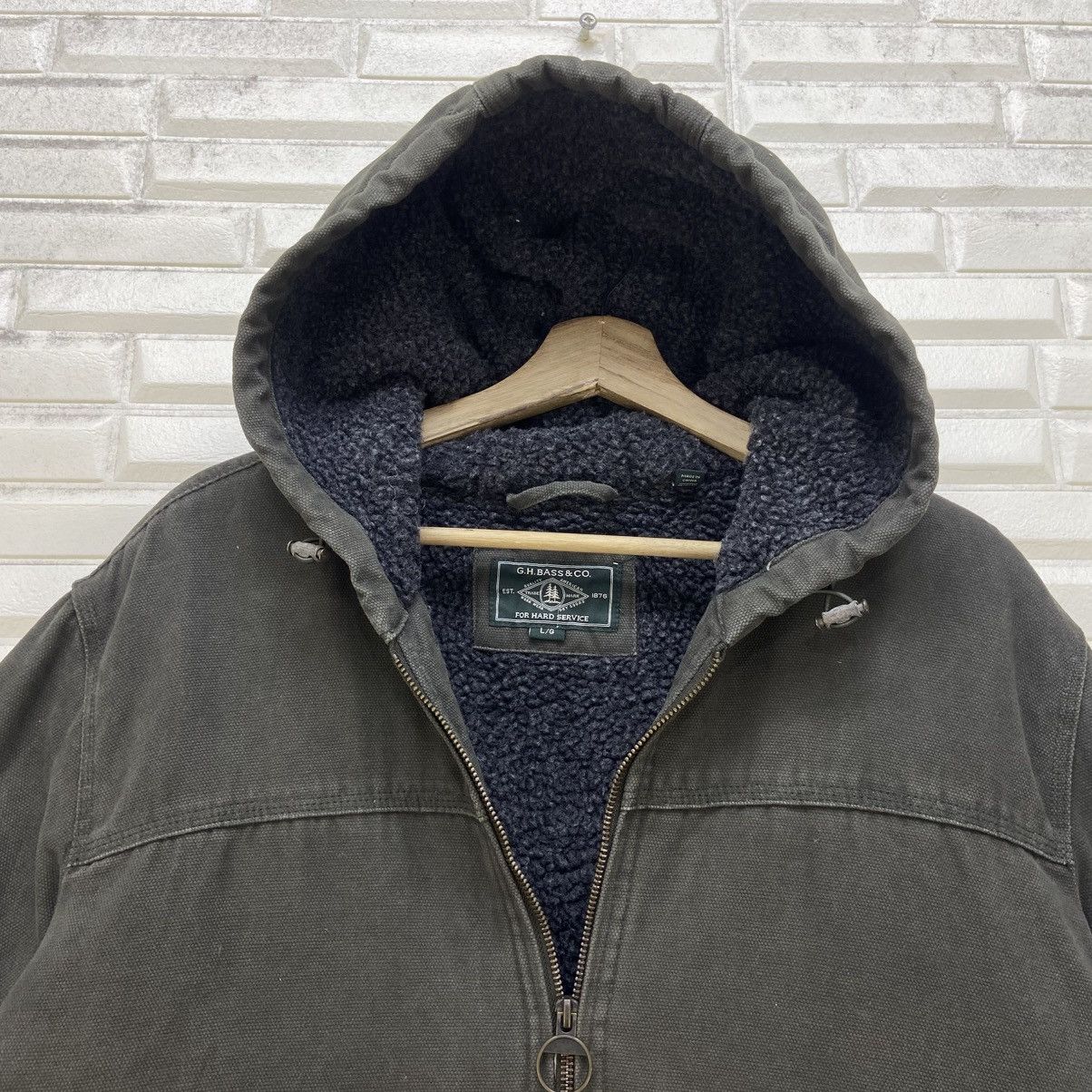 G.H. Bass & Co. G.H. Bass & Co. American Work Wear Duck Sherpa Hoodie Zipper Size US M / EU 48-50 / 2 - 4 Thumbnail