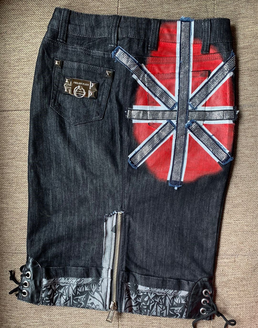 Philipp Plein Philipp Plein midi denim skirt Size 36" / US 14 / IT 50 - 3 Thumbnail