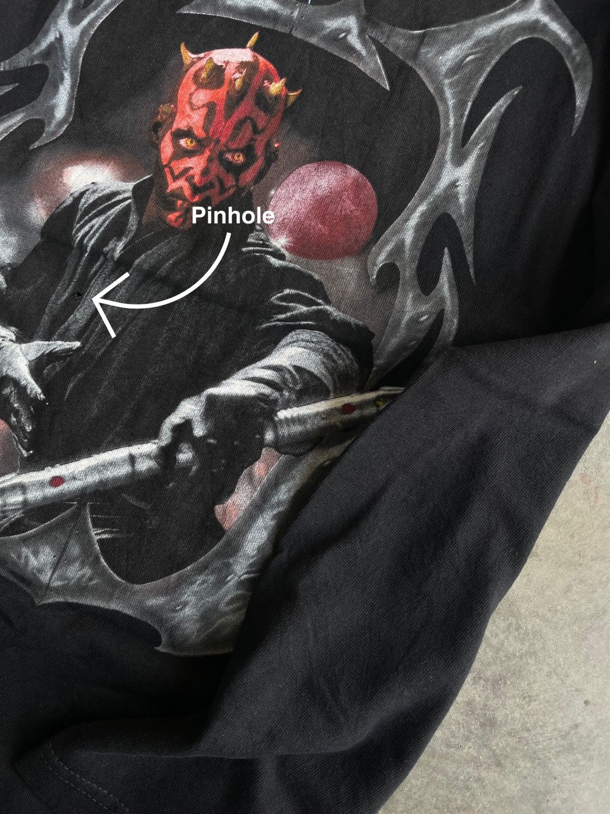 Star Wars VTG 90s Darth Maul Star Wars Boxy Cut (RARE!) Size US XL / EU 56 / 4 - 9 Thumbnail