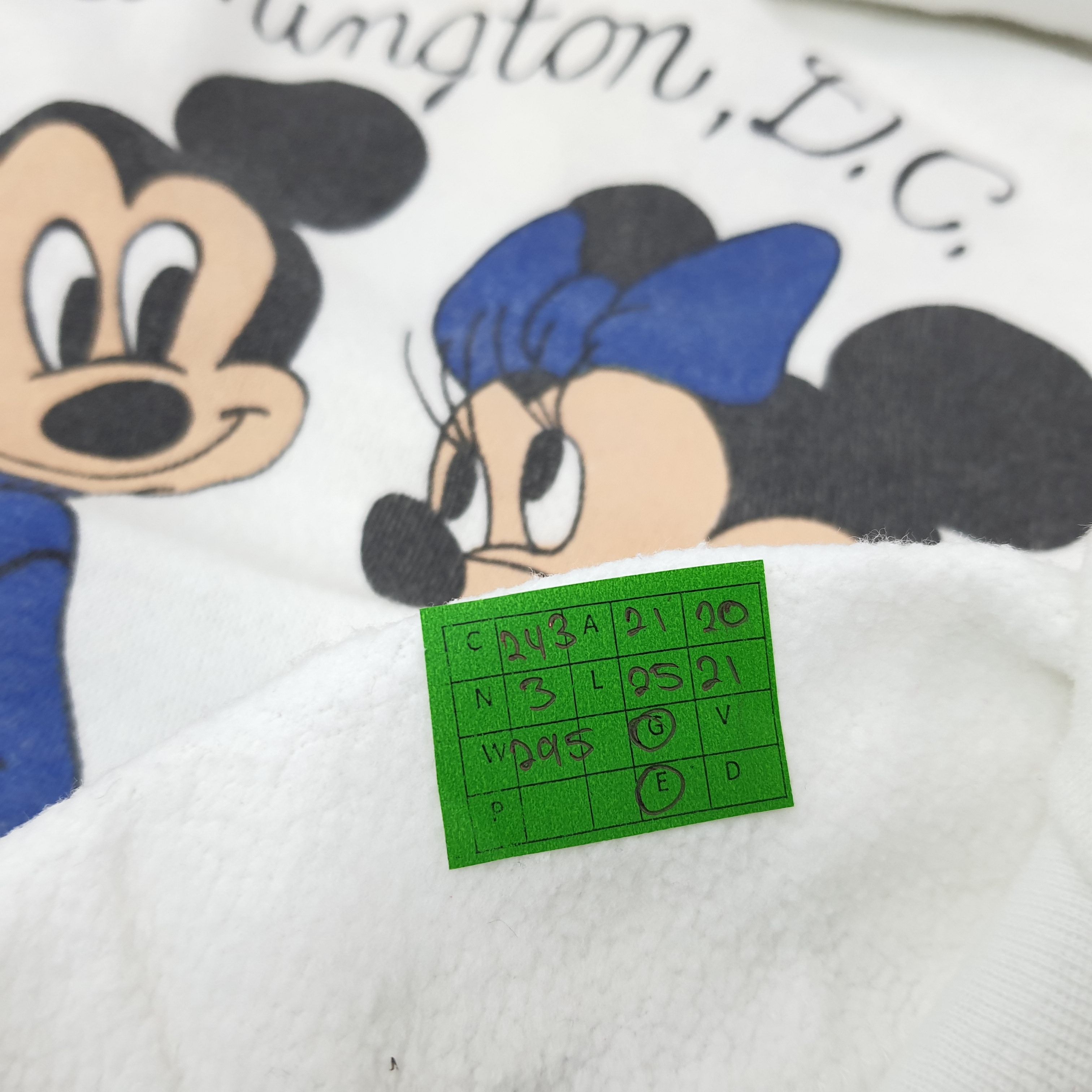 Disney Vintage Disney Mickey Mouse Mirror Print Sweatshirt C243N3 Size US M / EU 48-50 / 2 - 7 Thumbnail